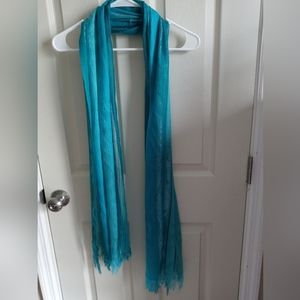 Teal scarf